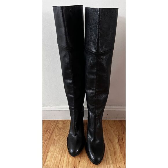 Michael Kors, leather boots, knee-high size 5 1/2 - Picture 1 of 10